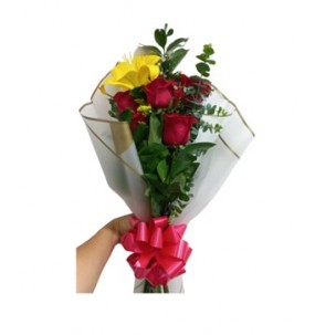 RAMILLETE ROSAS Y LIRIOS